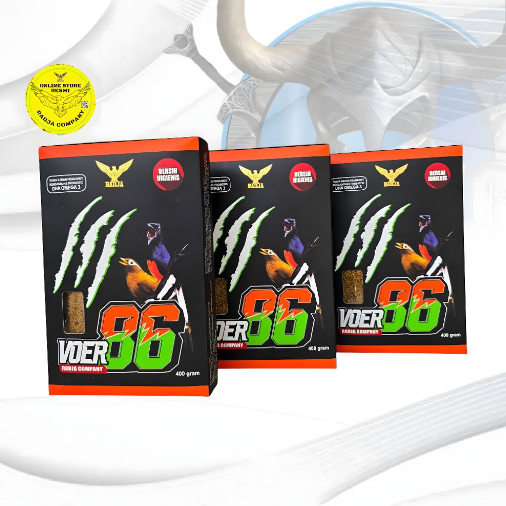VOER 86 PAKAN BURUNG RADJA COMPANY PREMIUM UNTUK HARIAN LENGKAP EXTRA NUTRISI