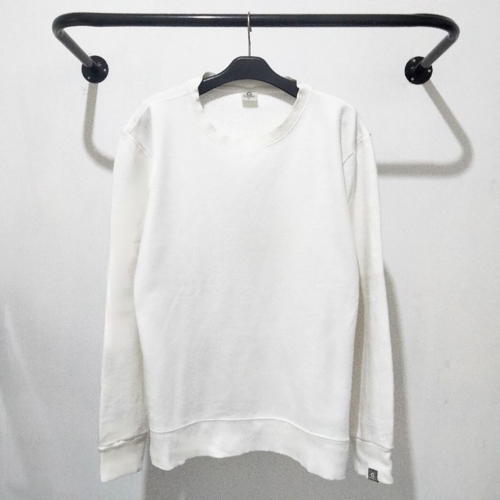Crewneck Sweatshirt ALVINCLO Putih Polos