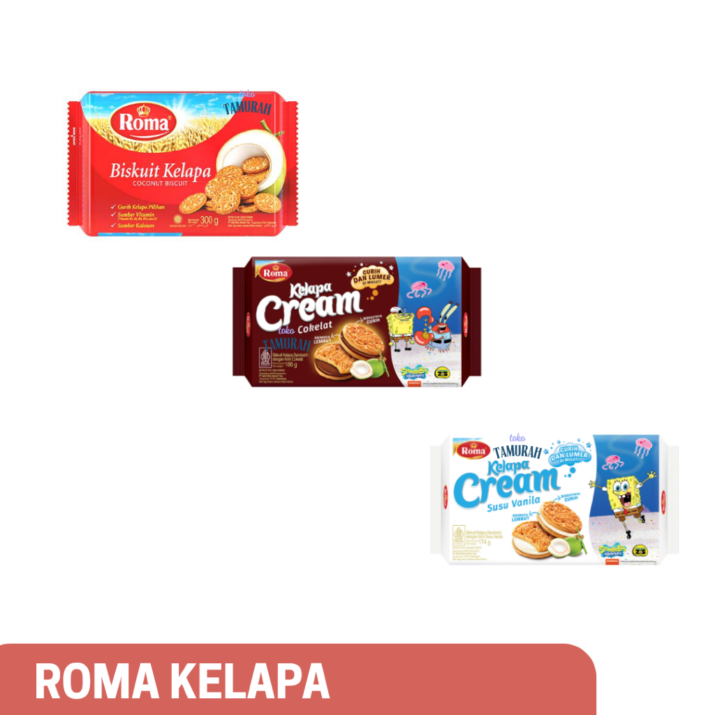 

ROMA KELAPA | CREAM COKLAT | VANILLA