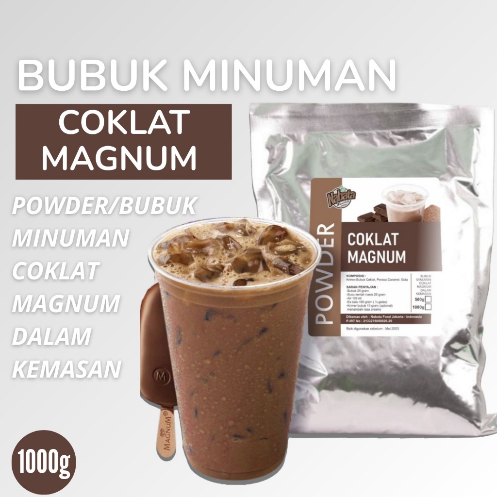 

BUBUK COKLAT MAGNUM PREMIUM 1 KG | Bubuk Minuman Chocolate | Choco Magnum/Choco Magnum Powder Drink