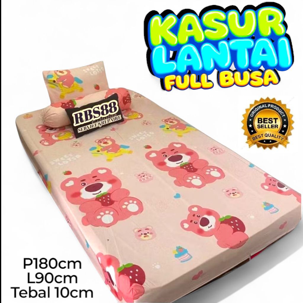 Kasur Lantai full busa Muat 2-1 Orang Anti Kempes