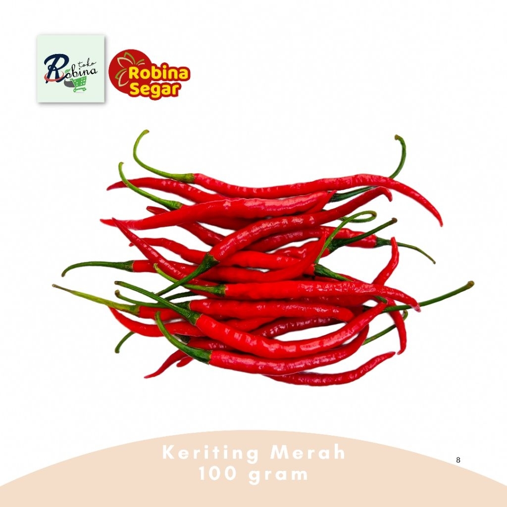 

Cabe Keriting Merah Hijau 100 gr