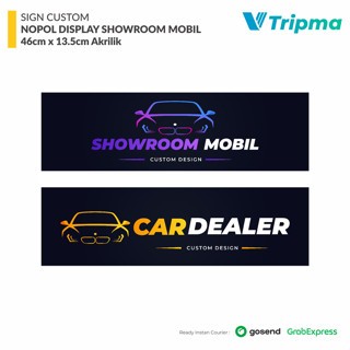 

Sign Custom - Nopol Showroom - Akrilik 48cm x 15cm