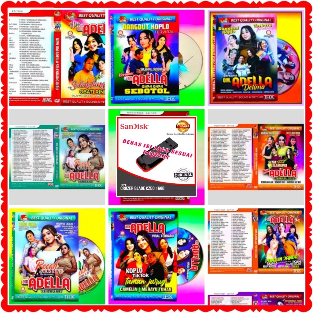 USB ISI LAGU MP4 FULL ADELLA DANGDUT KOPLO TERBARU-USB MP4 PLAYER-USB MP4 MOBIL-USB LAGU UNTUK MOBIL