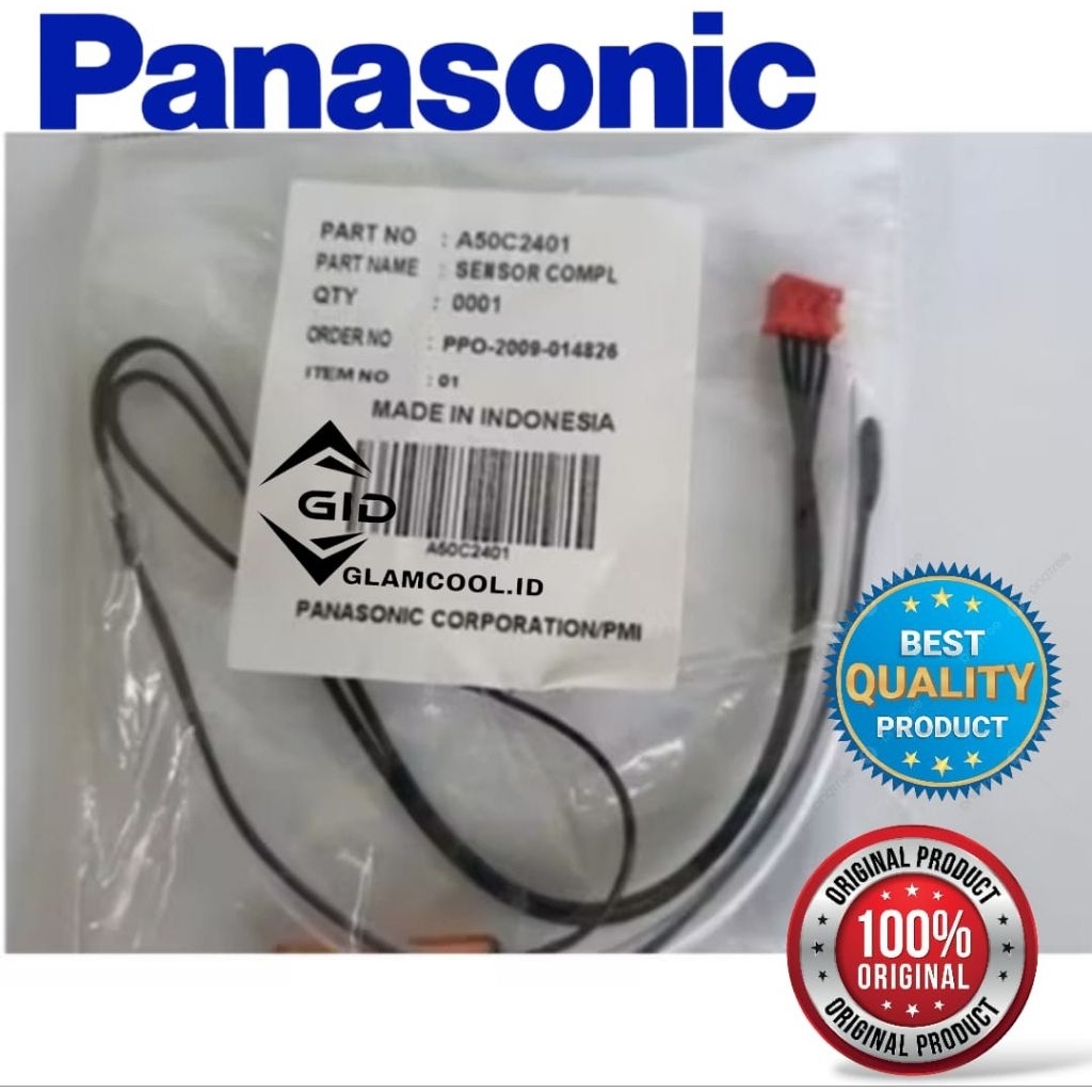 SENSOR SUHU NTC THERMISTOR -TERMIS AC PANASONIC ECO SMART R22 R32 R410 ORIGINAL TERMIS AC