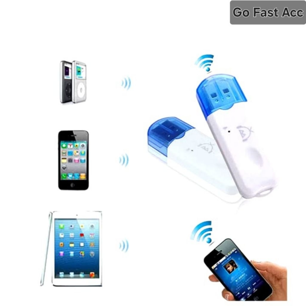 Bluetooth AV Receiver Ck-06 Bluetooth USB Audio Bluetooth Car Mobil Wiraless Sambung Audio Tanpa Kab