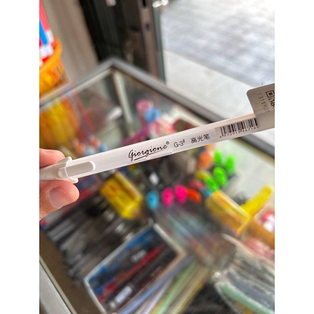 

Pena Putih 0.8mm Giorgione Highlighter Warna Putih