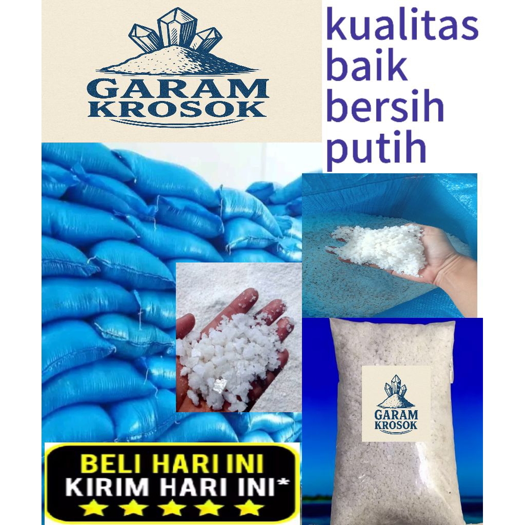 

Garam Krosok 1Kg Asli 100% Langsung dari Petani