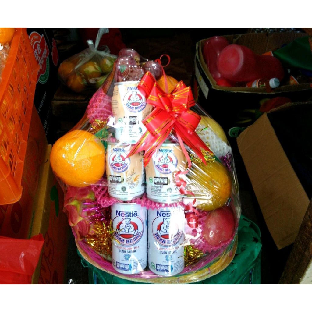 

Parcel buah mini + minuman