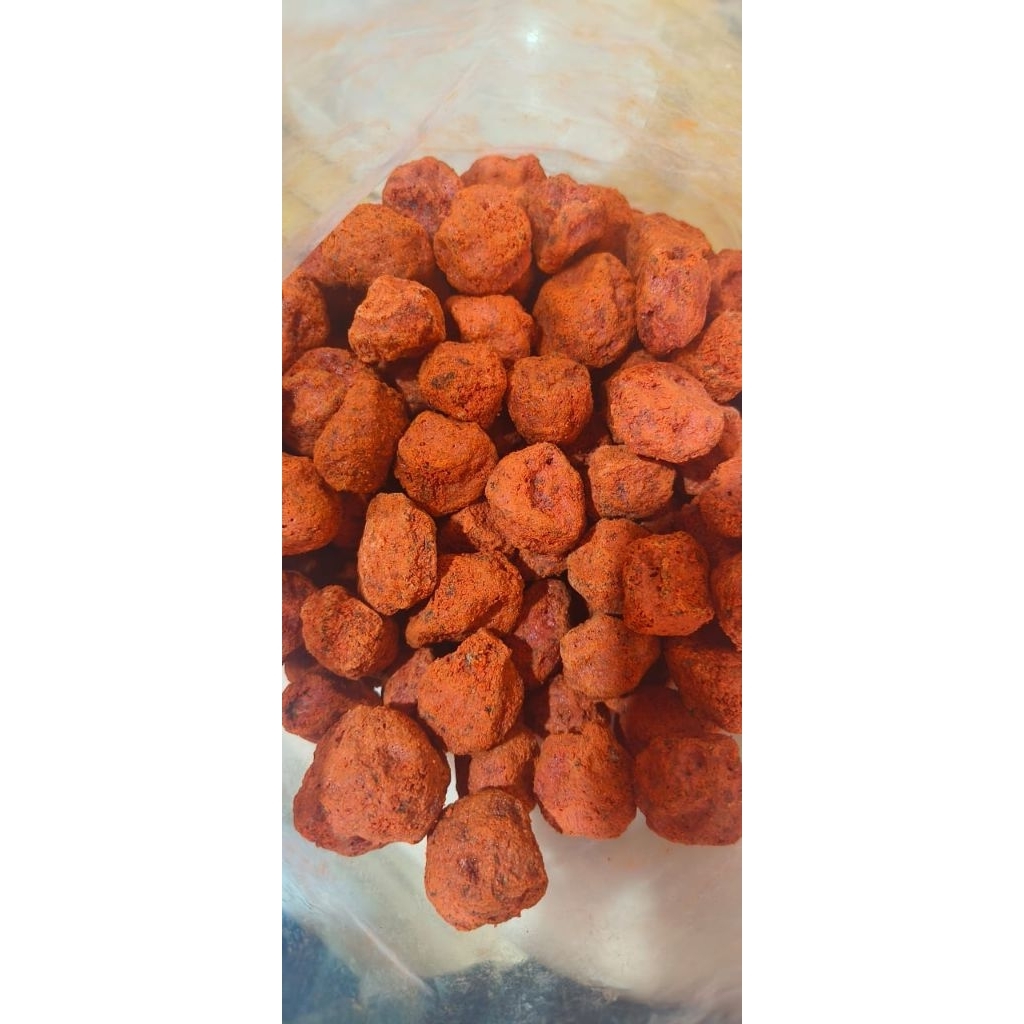 

Jaya Semboi Merah ukuran 100gr dan 200gr Kiamboi Merah / Asinan Plum