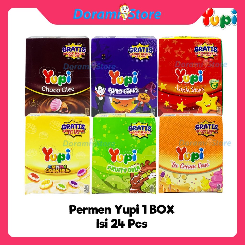 

Yupi Box Isi 24 / Permen Gummy