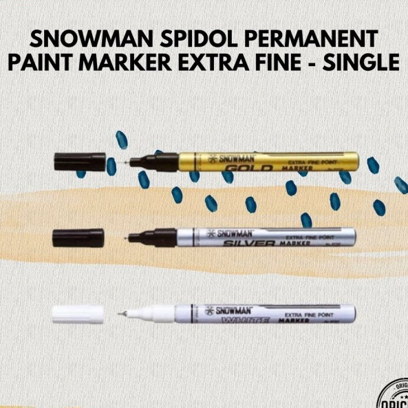 

Snowman Spidol Permanent Paint Marker Extra Fine - Single
