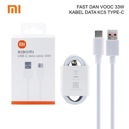 KC5 - KABEL DATA XIAOMI 33W /120W MICRO ORI COPOTAN FAST CHARGING VOOC - KABEL CHARGER MICRO