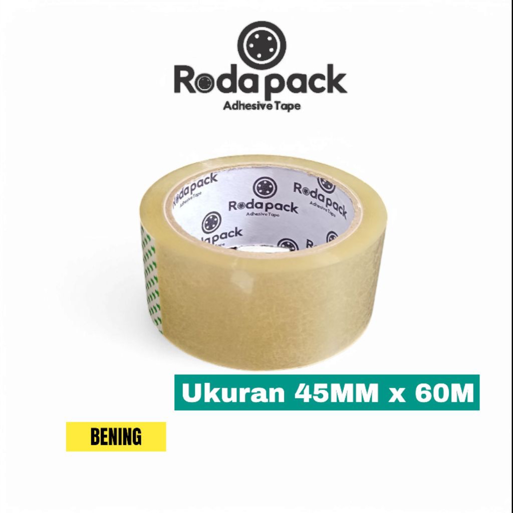 

Lakban Bening Coklat 48mm x 60Meter 45Micron 2inch
