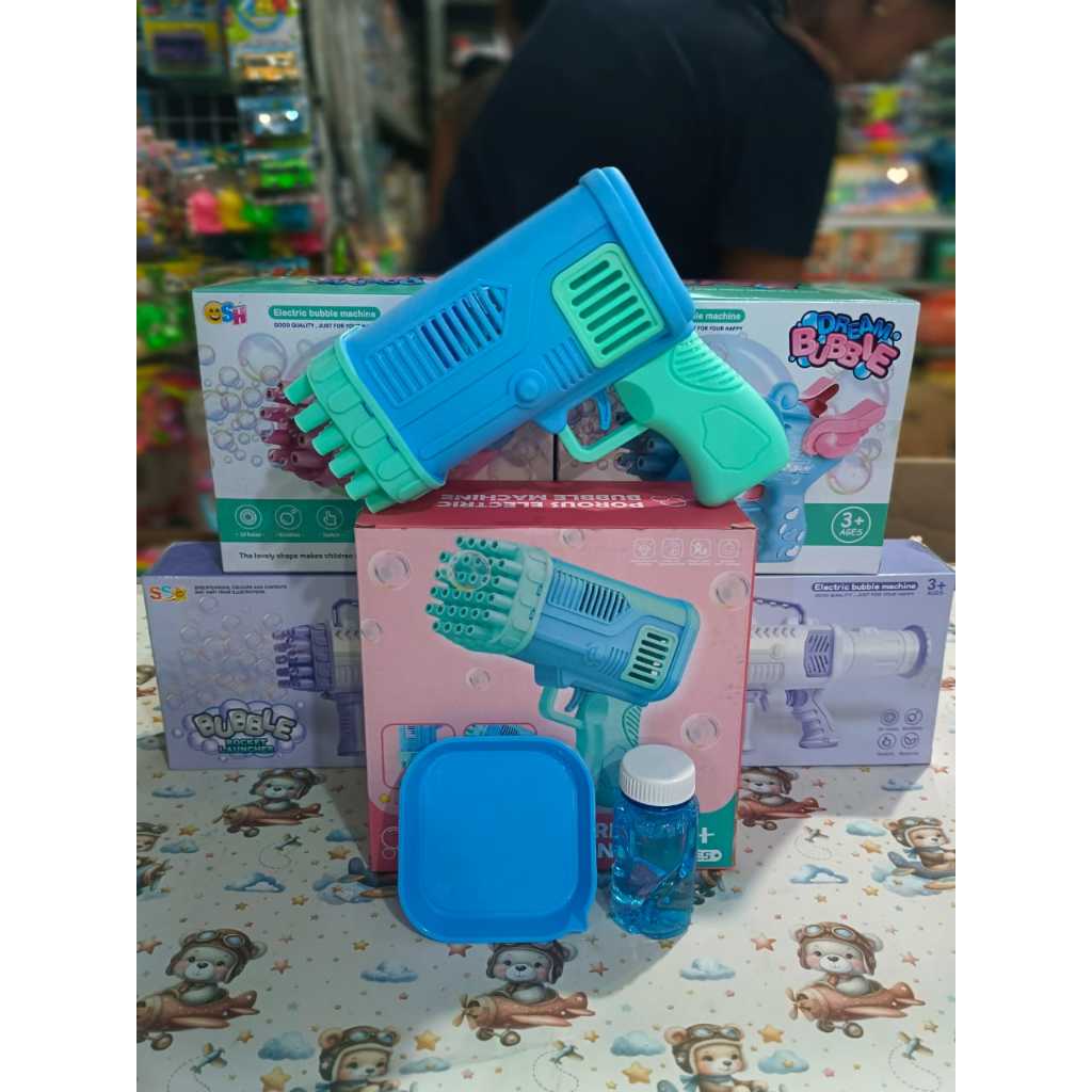 Mainan Dream Bubble Guns Angel / Pistol Gelembung Sabun Otomatis - Pistol Gelembung Sabun