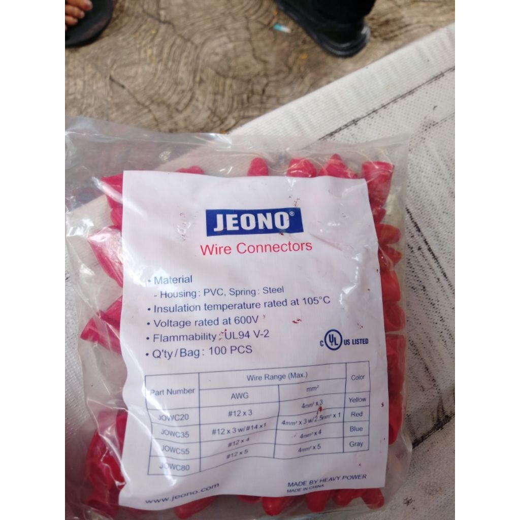 lasdop 6mm warna merah