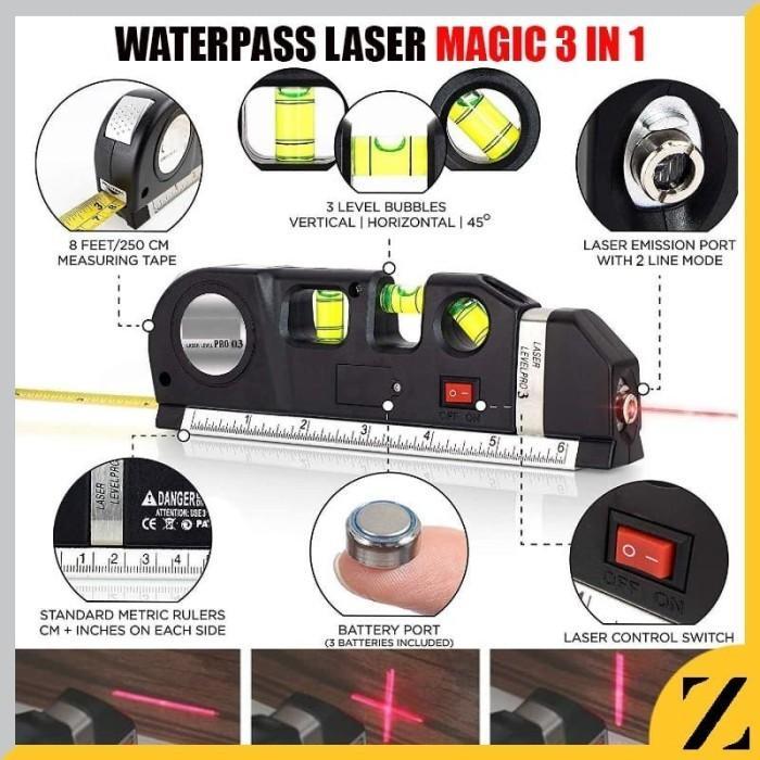 Laser waterpass meter / meteran laser waterpass