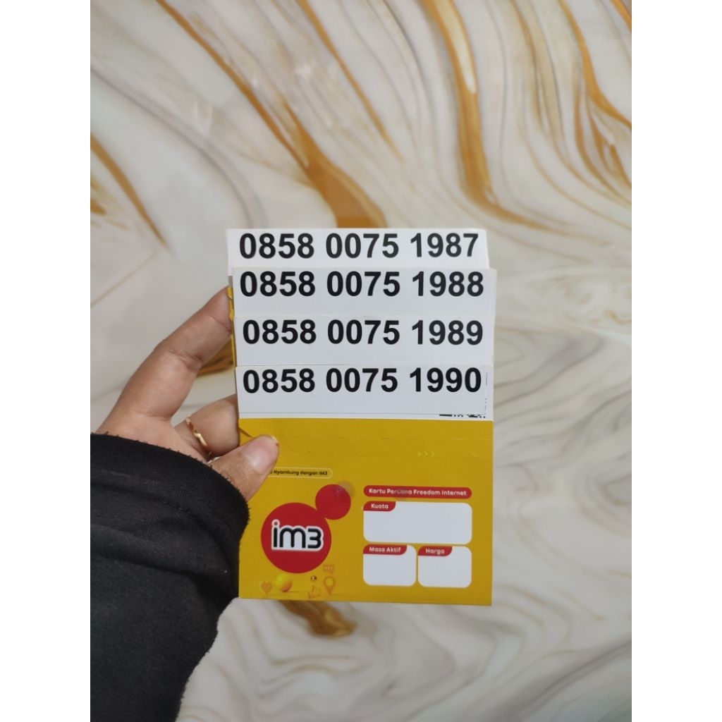 NOMOR CANTIK INDOSAT SERI TAHUN MURAH