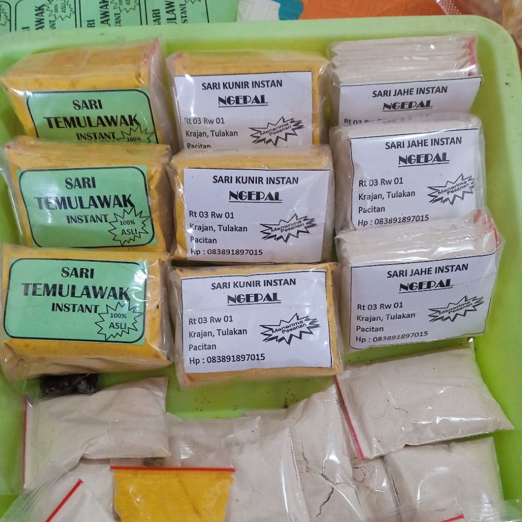 

Jamu bubuk instan