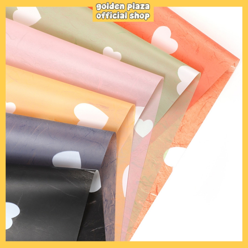 

Kertas Bucket Flower Wrapping Paper Love Kertas Bucket Bunga Motif Cellophane Florist KB6091