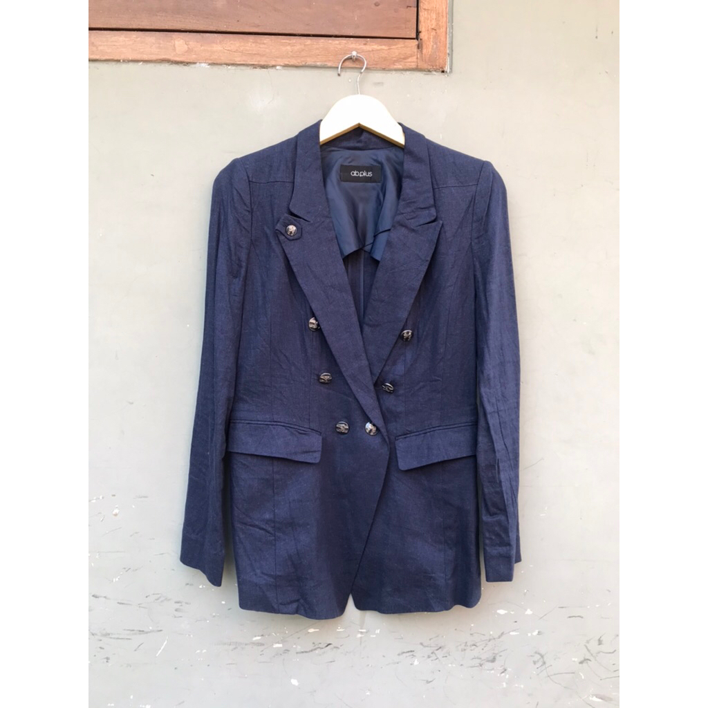 preloved blazer navy abplus-preloved blazer daily-pl blazer-blazer second-blazer bekas-preloved blaz