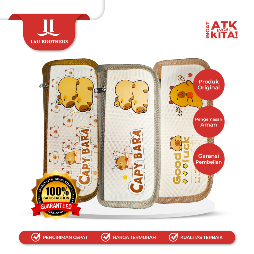 

KAYAGI TEMPAT PENSIL CAPYBARA KY-9111 (1PC)