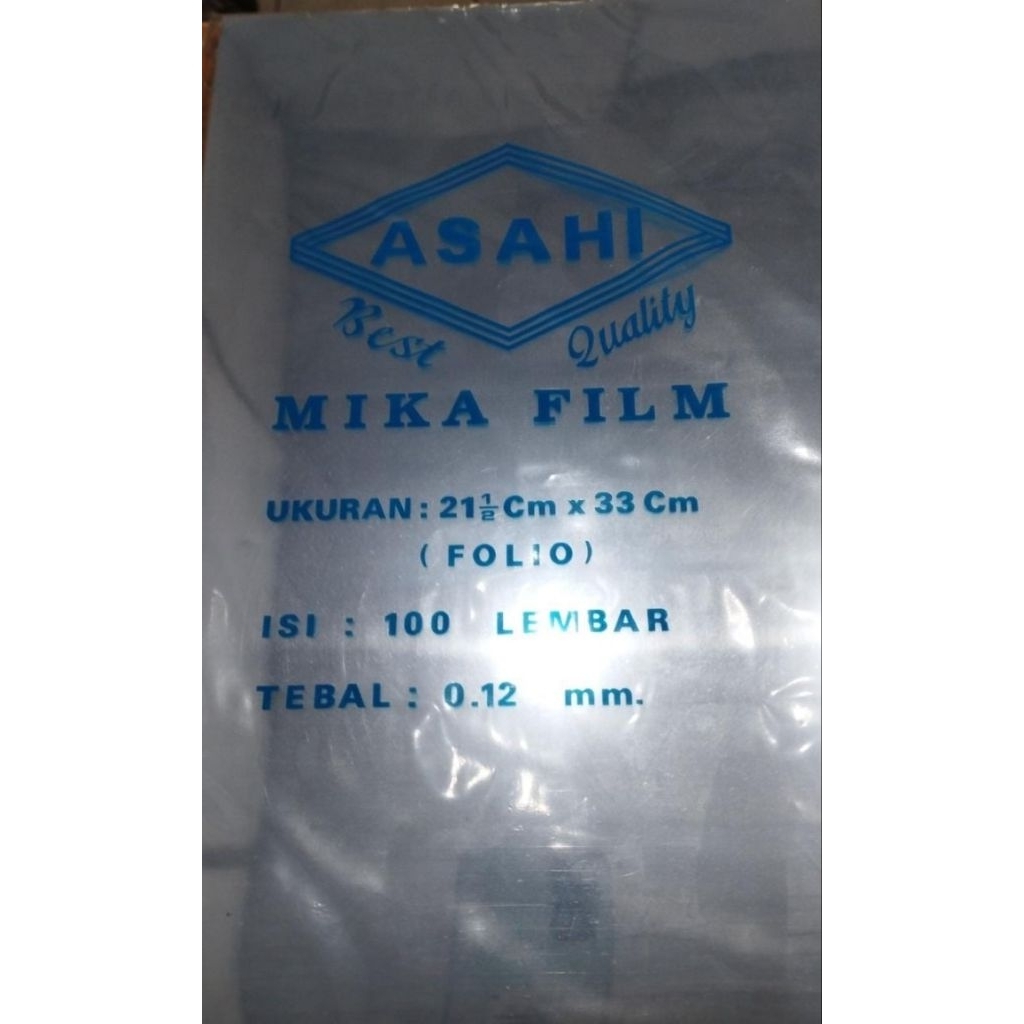 

cover mika asahi 0.12mik //bening//