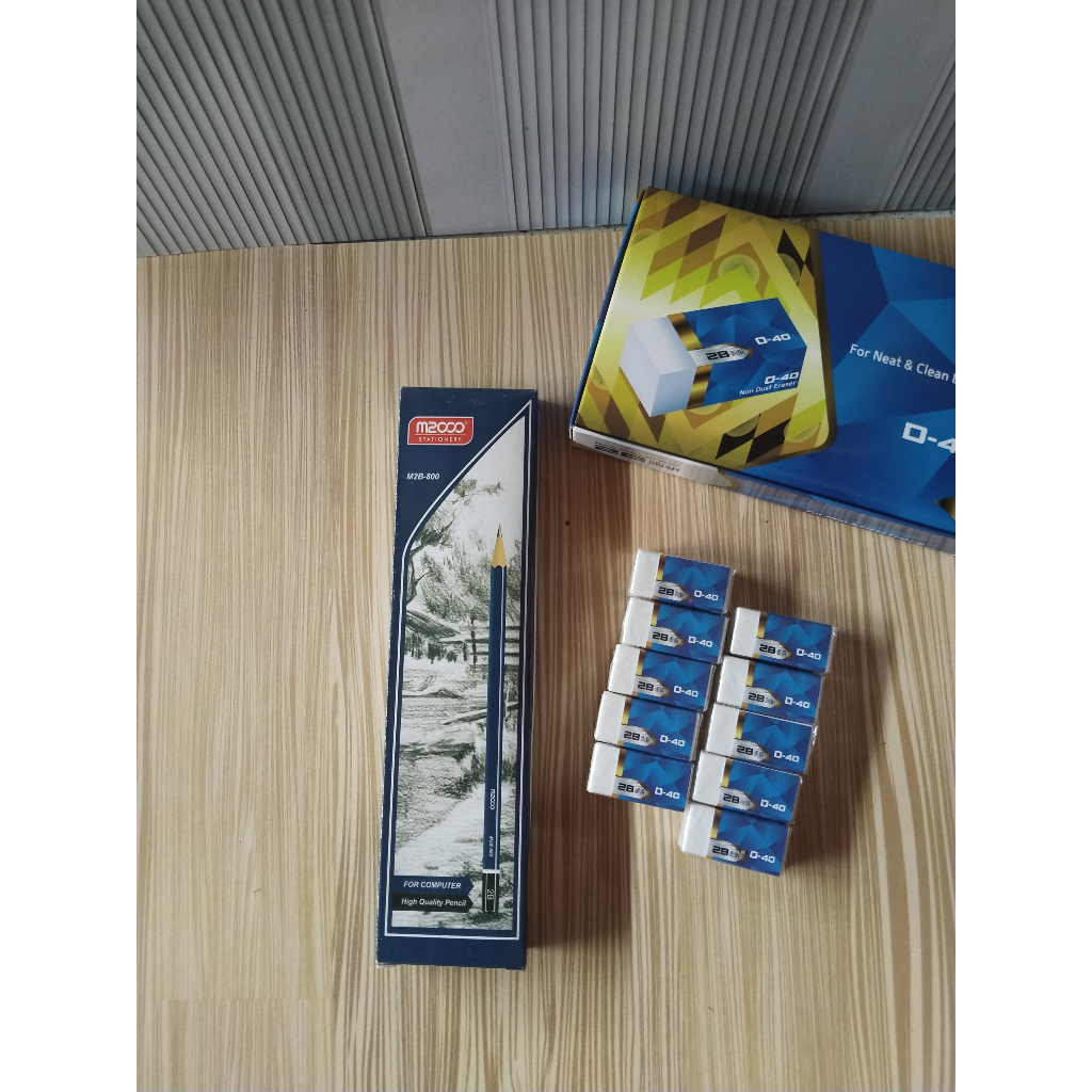 

TERBARU PAKET HEMAT 1 PACK PENSIL M2000 + 10PCS PENGHAPUS DAVIS PUTIH