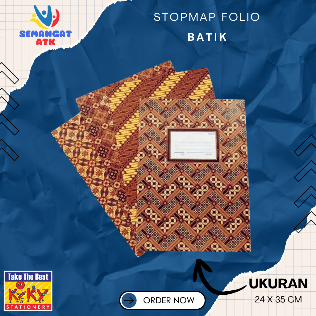 

Stopmap Folio Batik Kiky