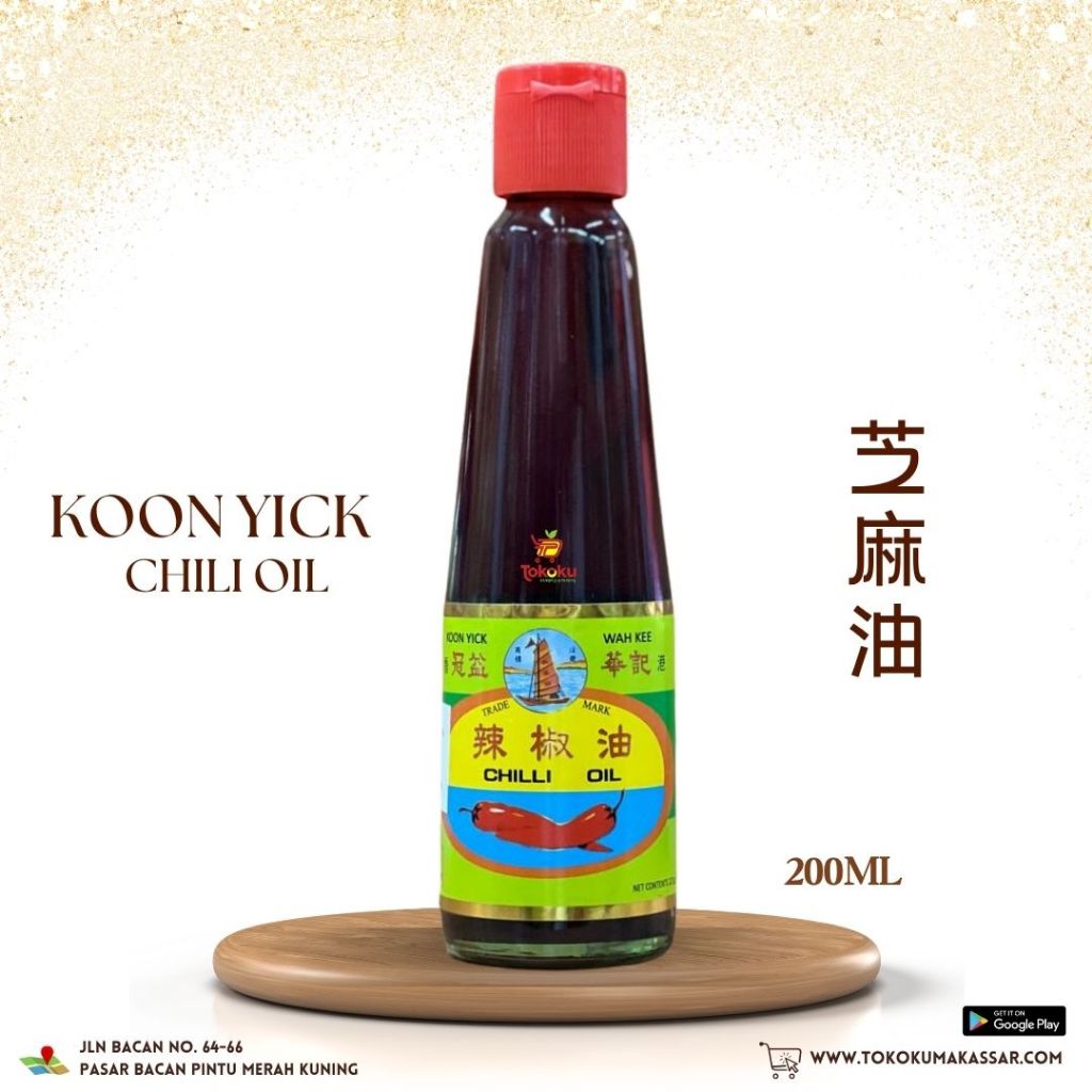 

Koon Yick Wah Hee Chili Oil 200ml - Minyak Cabai Import