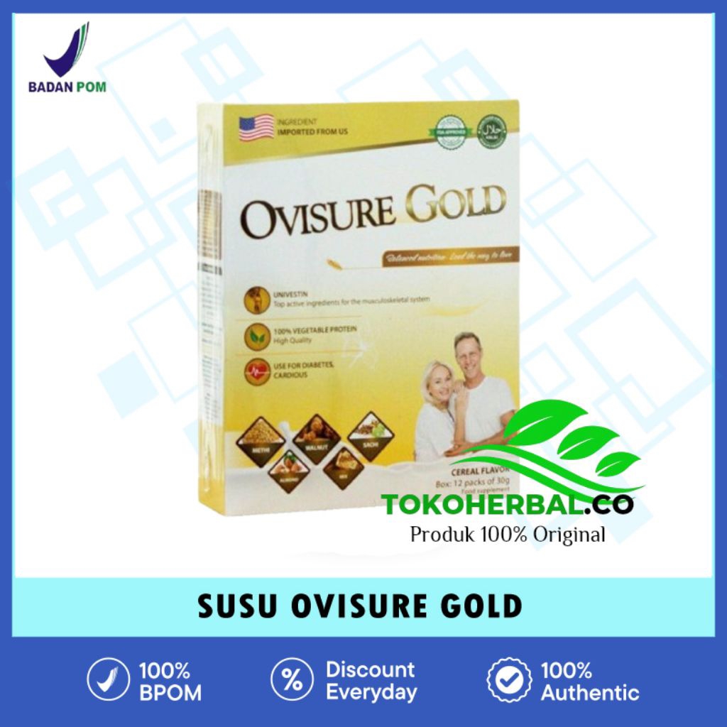 

Ovisure Gold Asli 100% Original - Susu Atasi Nyeri Sendi Saraf Kejepit Terlaris