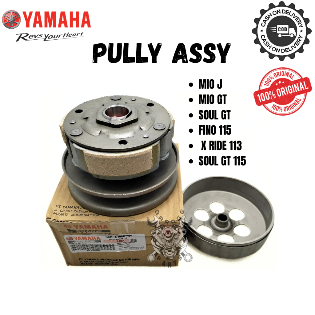PULLY ASSY YAMAHA 54P KUALITAS ORIGINAL YAMAHA YGP MIO J MIO GT 115 FINO 115 SOUL GT 115 X RIDE 115