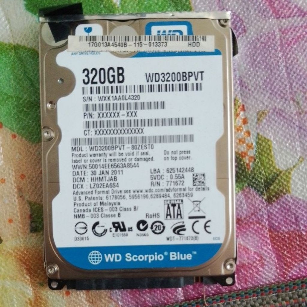 hardisk laptop original