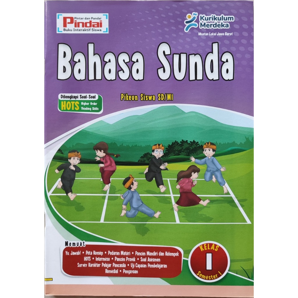 LKS PINDAI Bahasa Sunda Kelas 1 SD/MI Edisi 2025