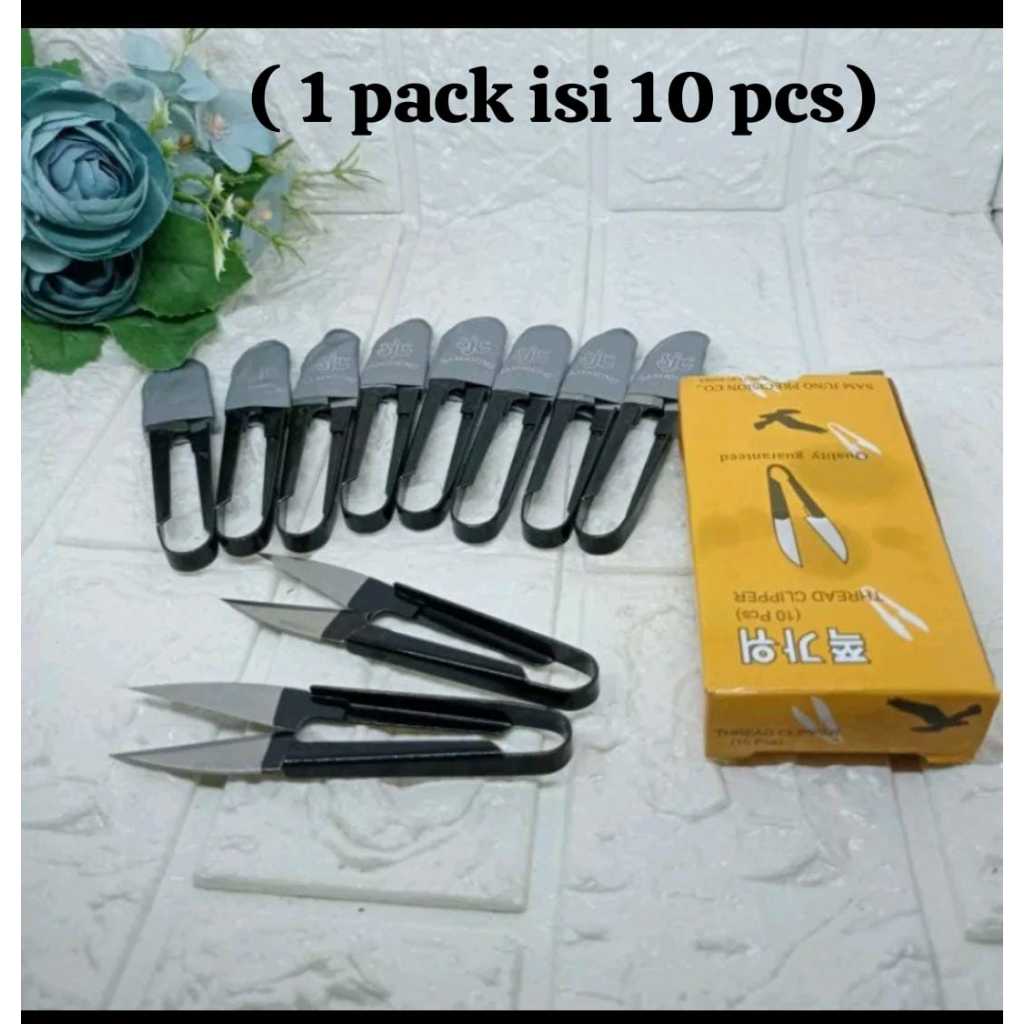 

( 1 PACK ISI 10 PCS) GUNTING BENANG ORIGINAL / THREAD CUTTER TAJAM / GUNTING JAHIT