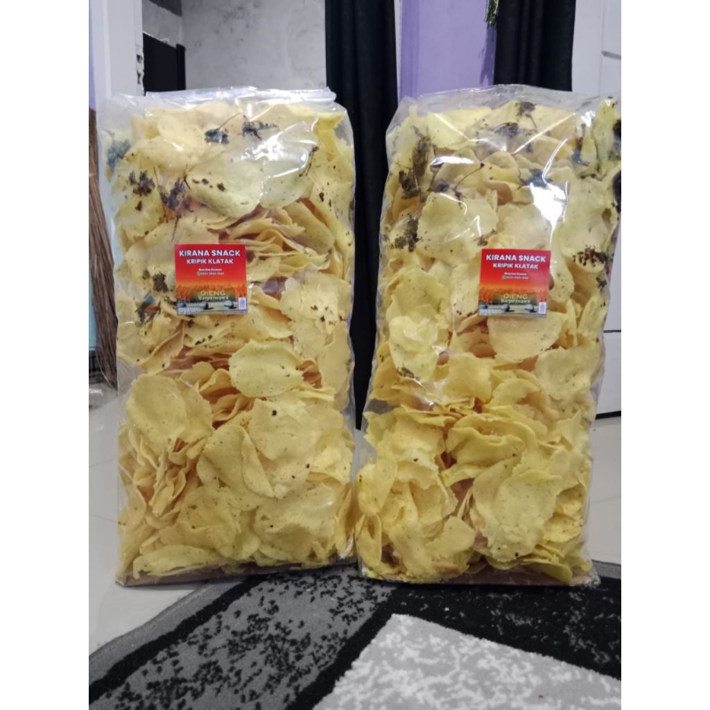 

KRIPIK KLATAK/Cemilan khas dieng banjarnegara 2kg