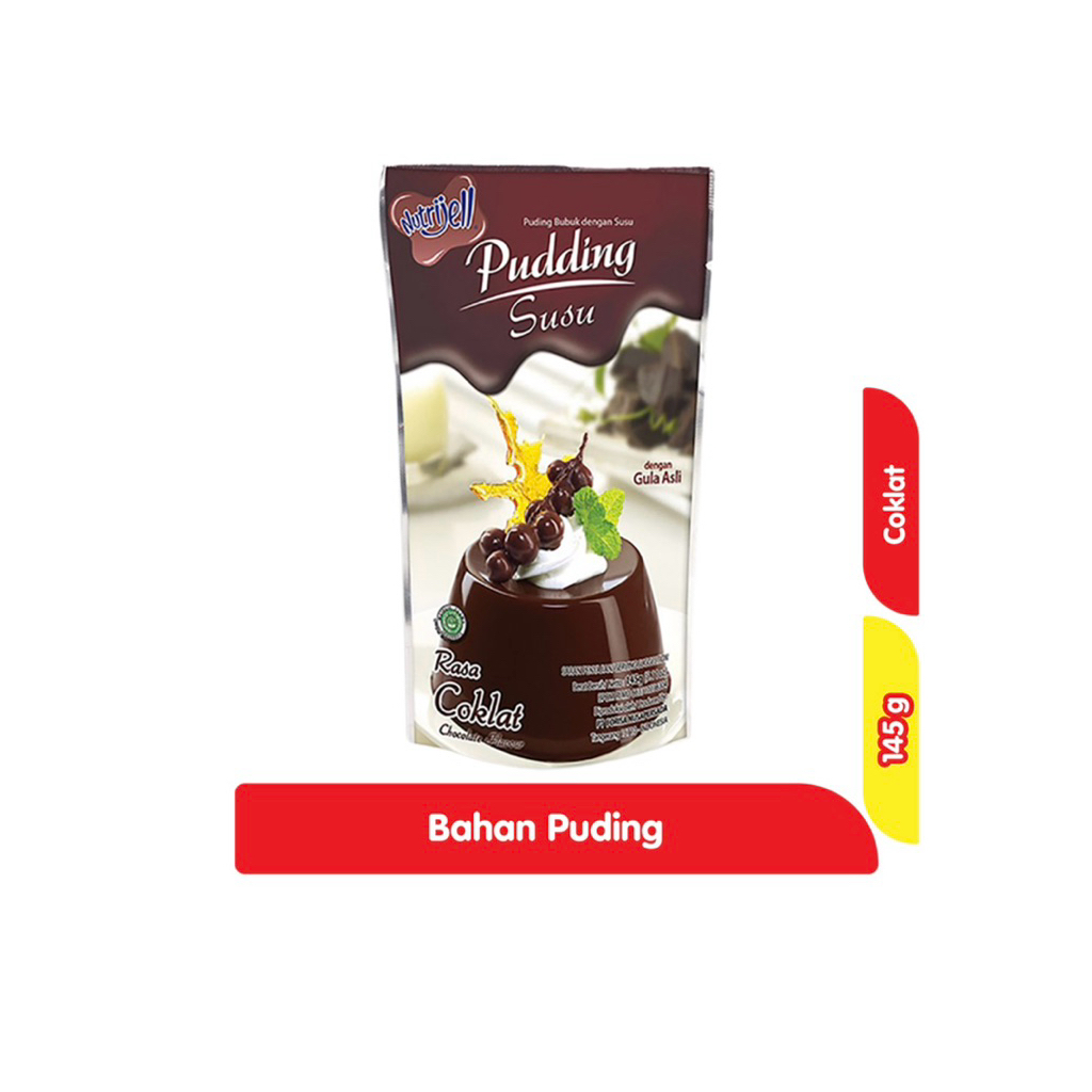 

NUTRIJEL PUDING INSTAN SUSU RASA COKELAT POUCH 145 gram
