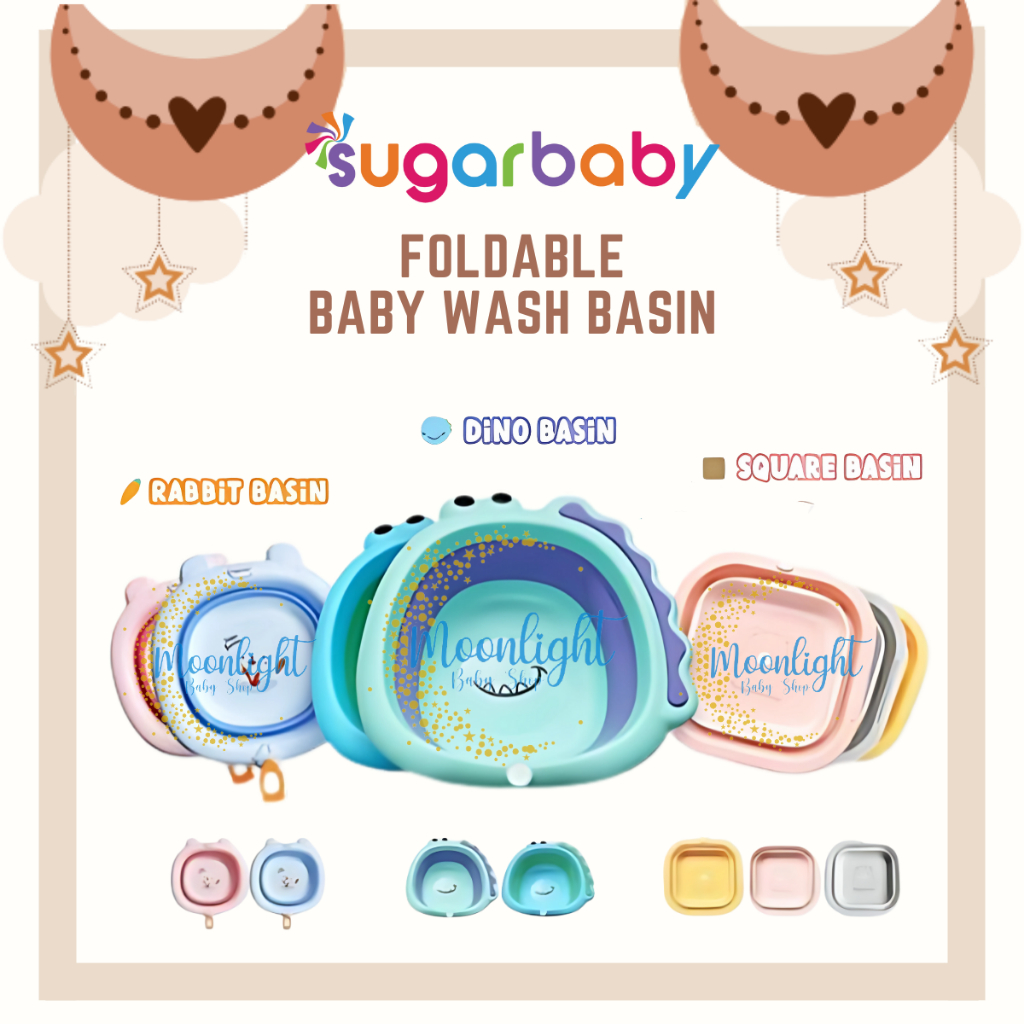 SUGAR BABY Baskom Lipat | Foldable Basin | Ember Lipat Multi Fungsi Sugar Baby