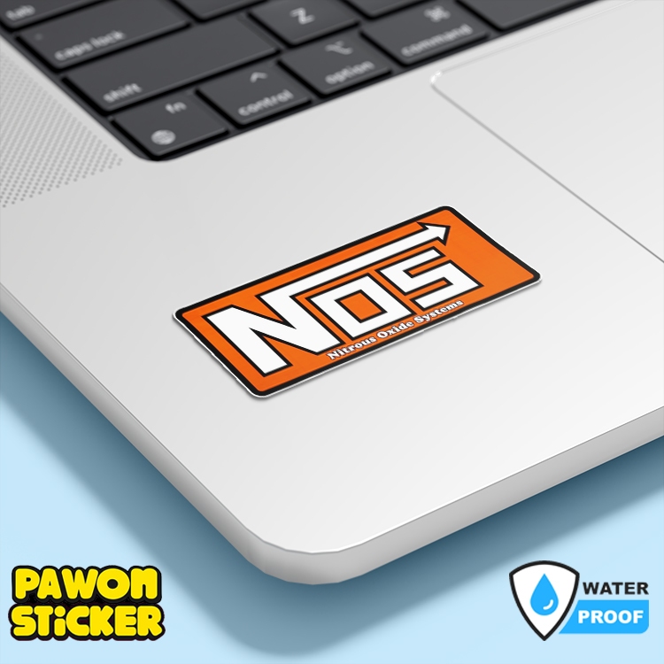 

Sticker NOS Nitro Orange Stiker Aesthetic Vibe Laptop Motor Mobil Anti Air