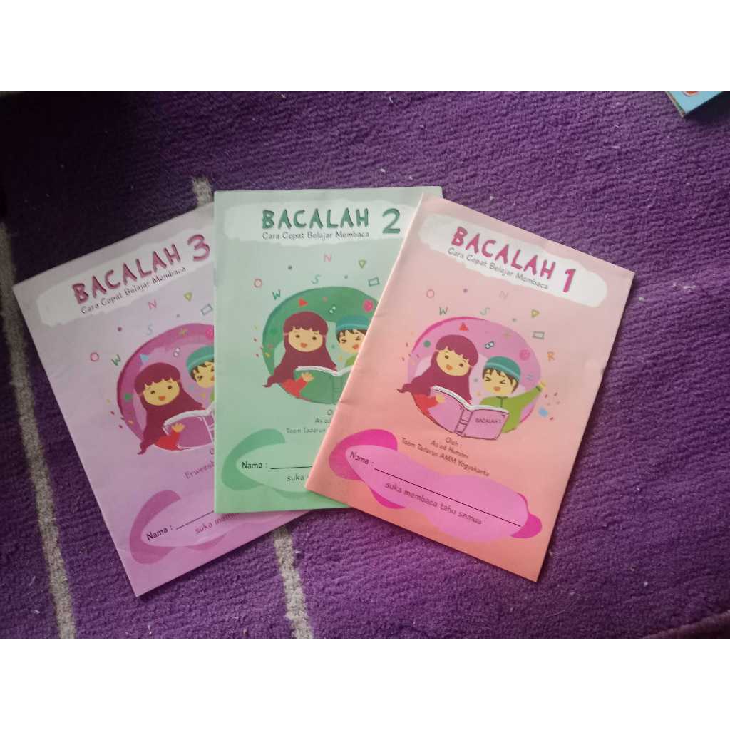 Buku Bacalah Jilid 1 Sampe 3 Buku Baca Anak TK
