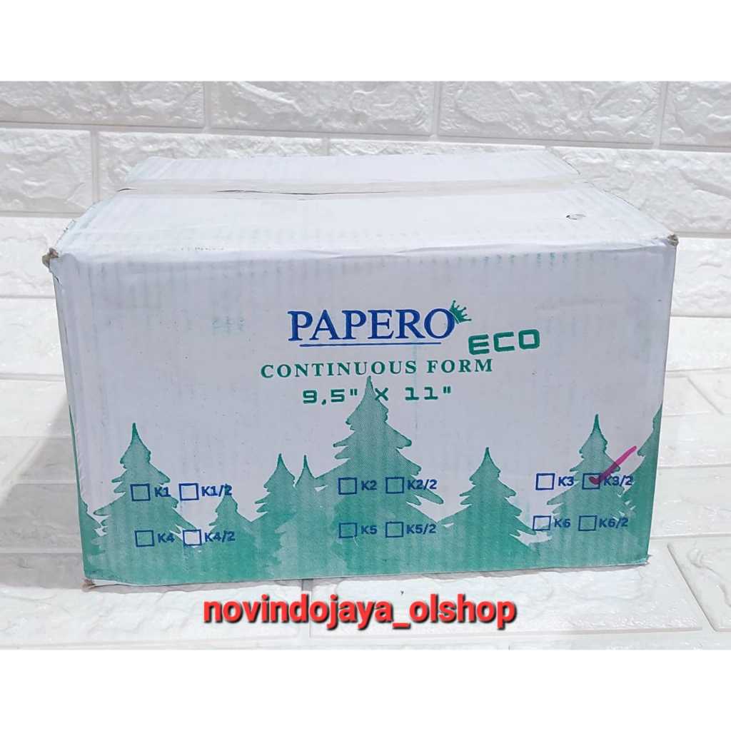 

KERTAS PRINT MURAH CONTINUOUS FORM PAPERO 3PLY TERMURAH ECER 1 DUS