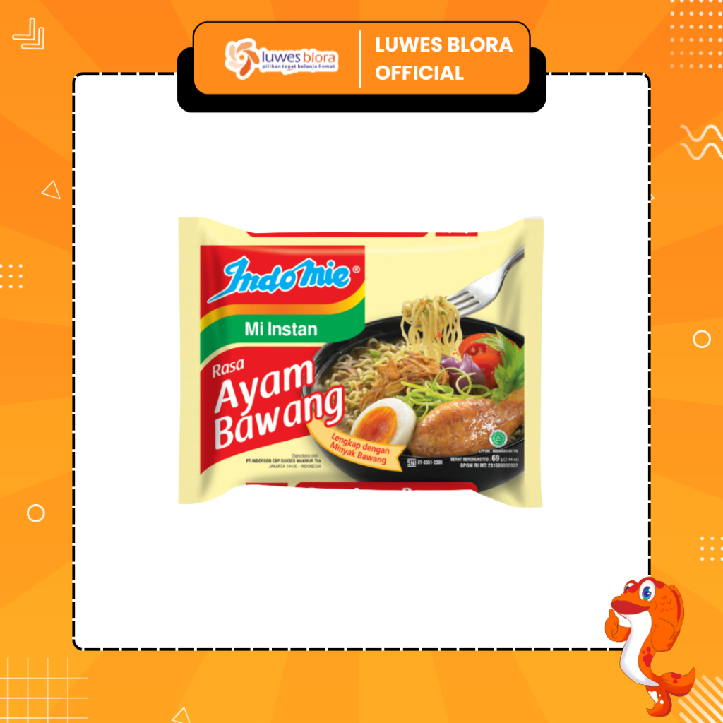 

Indomie Mi Instan Ayam Bawang 69G