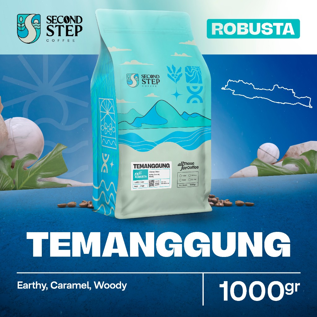 

Biji Kopi Bubuk Robusta Temanggung Coffee Roast Beans Espresso Tubruk 1 Kg