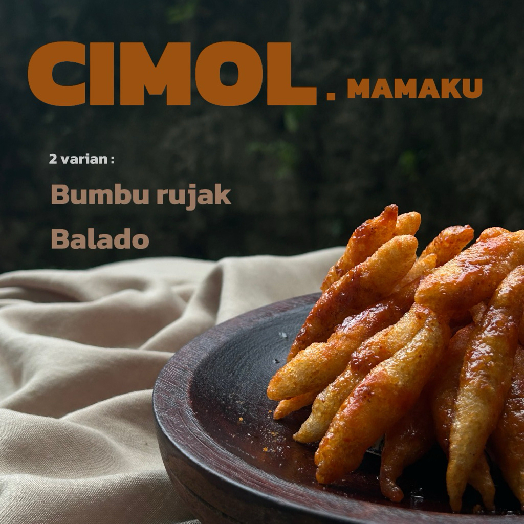 

CIMOL || CIMOL MENTAH ISI 60 + BUMBU SEDAP GURIH