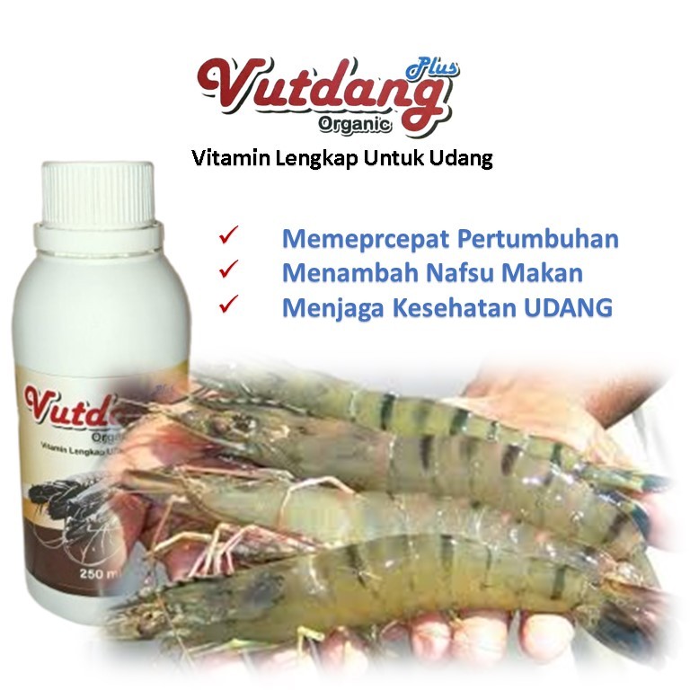 Vitamin udang / vitamin udang vaname agar cepat besar / booster udang premium / booster udang