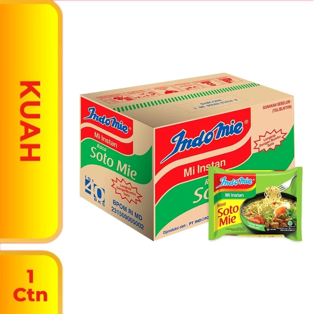 

Indomie Kuah rasa Soto Mie isi 40