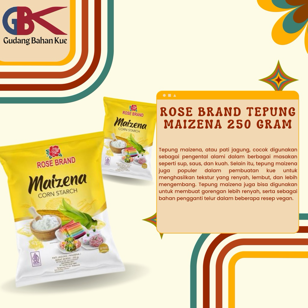 

Rose Brand Tepung Maizena 250 gr