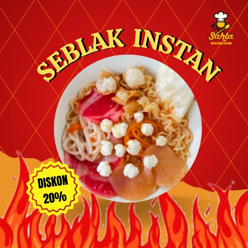 

SEBLAK INSTAN KOMPLIT|Bumbu Basah|Level pedas menyesuaikan