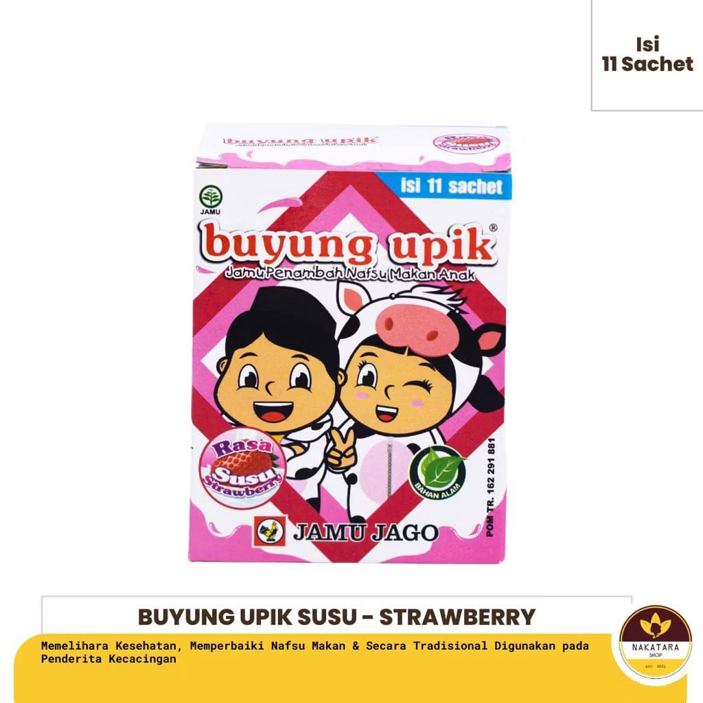 

Buyung Upik susu isi 11 sachet jamu jago