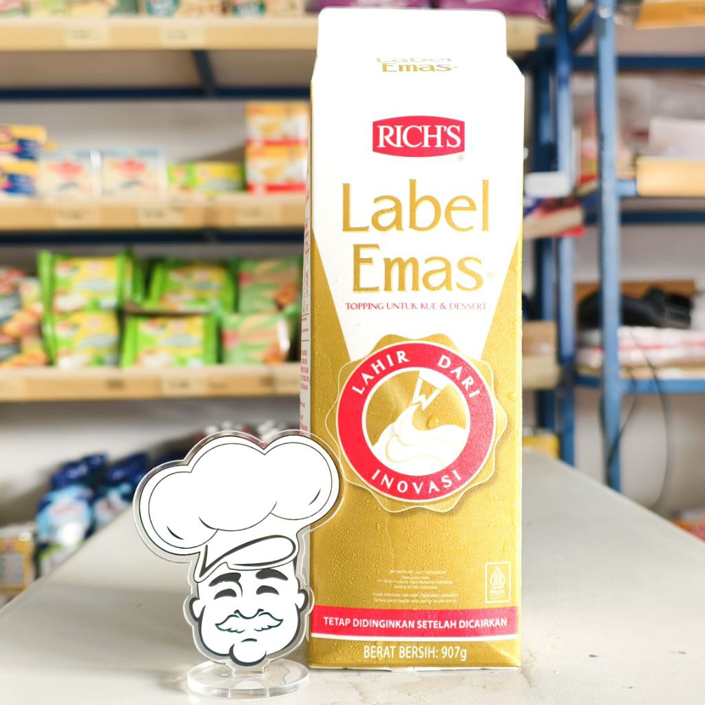 

Rich Gold Label Whipping Cream 907Gr / Whip Cream Gold Label